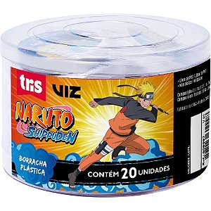 Borracha Decorada Naruto TOP - Pote com 20