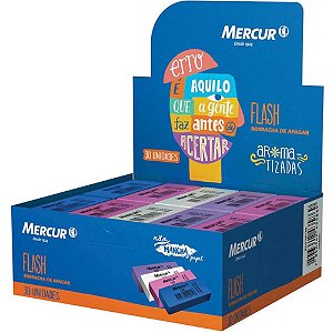 Borracha Colorida FLASH Color CX com 30