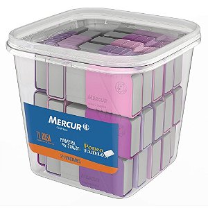 Borracha Branca TR Rosa com Capa Sortida – Pote com 24 Unidades