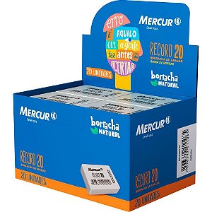 Borracha Branca 20 Record Caixa com 20 Unidades