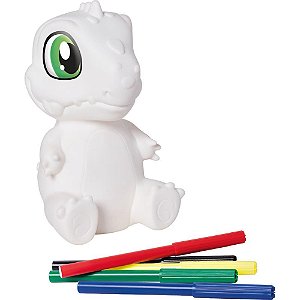 Boneco e Personagem REX Pintura com Canetinha