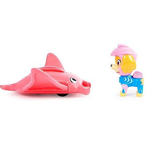 Boneco e Personagem Patrulha Canina Hero SKYE