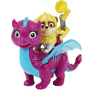 Boneco e Personagem Patrulha Canina Cavaleiro Resgate