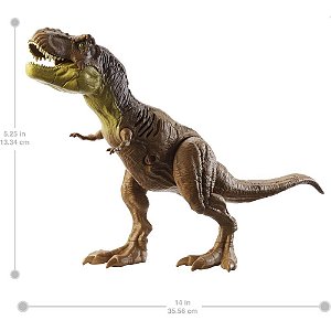 Boneco e Personagem JW T-REX 30CM com SONS - Jurassic WORLD