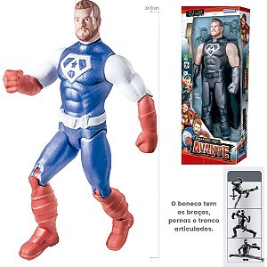 Boneco e Personagem Commander Supheroes Avante 40