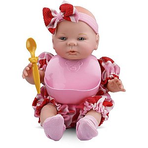 Boneca Roma Babies Primeira Comidinha