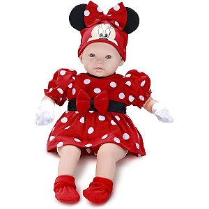 Boneca Minnie RECÉM-NASCIDO 48CM com Acessórios