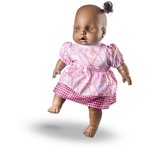 Boneca Bebê JUDY Negra 43CM
