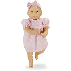 Boneca BABY 42CM Fofinha e Macia com Cheirinho de Bebê