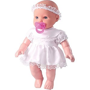 Boneca com Mecanismo Little BABY Primeira Oração