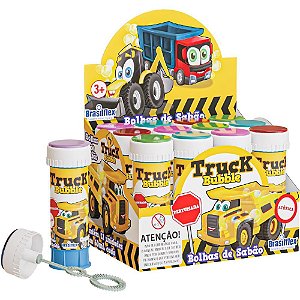 Bolha de Sabão TRUCK Bubble 60ML com Jogo CX com 12