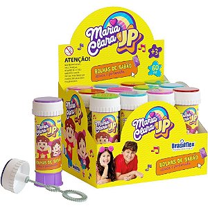 Bolha de Sabão Maria Clara e JP 60ML com Jogo CX com 12