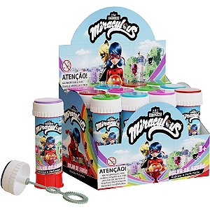 Bolha de Sabão Ladybug 60ML com Jogo Labirinto - Caixa com 12 Unidades