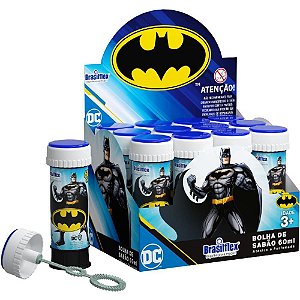 Bolha de Sabão Batman Liga da Justiça 60ML JG CX com 12
