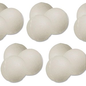 Bola de Isopor EPS 50MM - Pacote com 50 Bolinhas 1
