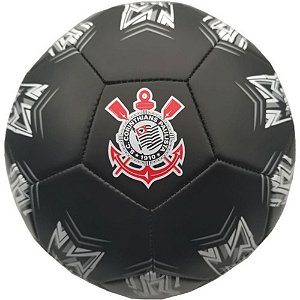 Bola de Futebol de Campo Corinthians TU ÉS Orgulho Nº 5 Preta