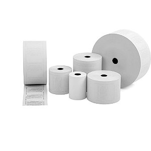 Bobina Térmica Relógio Ponto 57MM X 360M Branca 48G Caixa com 06