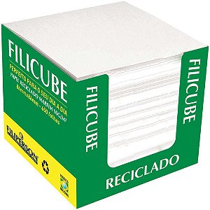 Bloco para Recados Filicube 8X8CM 90G Marfim Caixa com 650 Folhas