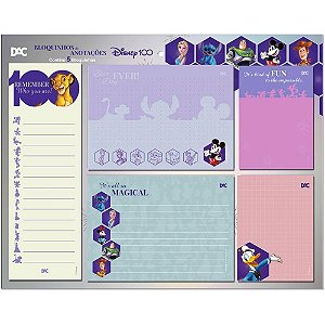 Bloco para Rascunho Mickey Anotacões Decorado