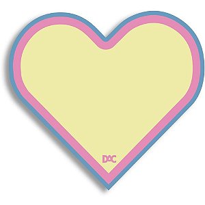 Bloco para Rascunho Decorado Hello Coração 30FLS