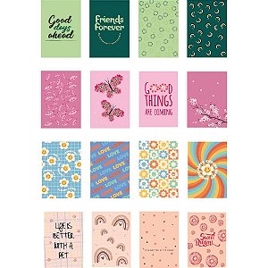 Bloco para Rascunho Decorado 50 Folhas 113X77 Sortidos - Pacote com 10