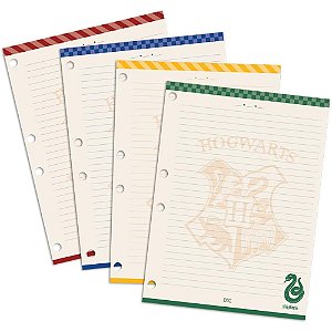 Bloco para Fichário Colegial HARRY Potter Decorado 96 Folhas