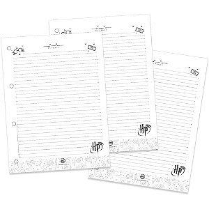 Bloco para Fichário Colegial HARRY Potter 96F