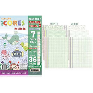 Bloco para Educação Artística Textura 3 DEC180G 36 Folhas 32X23CM