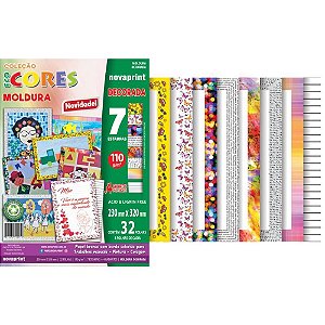 Bloco para Educação Artística Moldura Decorada 110G 32 Folhas 23X32CM