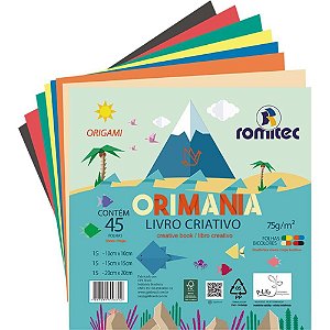 Livro Criativo Orimania 3EM1 com 45 Folhas - Romitec