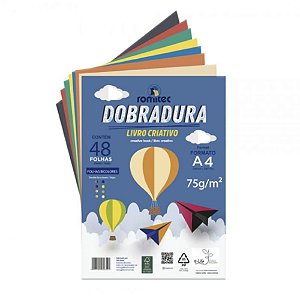Bloco para Educação Artística Livro Criativo Dobradura 75G 48 Folhas