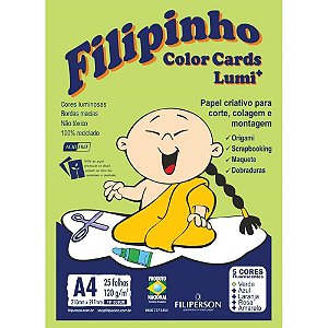 Bloco para Educação Artística Filipinho Color Lumi 120G 25 Folhas