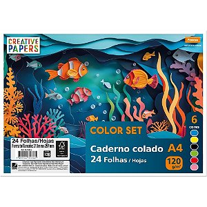 Bloco para Educação Artística Creative Papers Foroni 40 Folhas 80G
