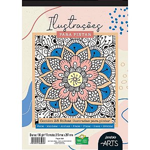 Bloco para Educação Artística ARTS Ilustração A4 180G 28 Folhas