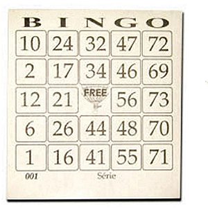 Bloco para Bingo Jornal Bingão 4X1 - 100 Folhas (pacote com 9 Unidades)