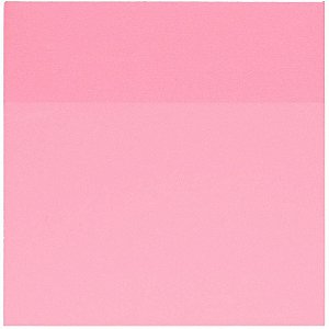 Bloco de Recado Autoadesivo TRANSP Rosa 76X76 50FLS CX com 12