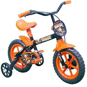 Bicicleta Infantil ARO 12 ARCO IRIS Laranja