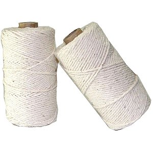 Barbante CRU 100G 8 Fios - Rolo de 74M - Pacote com 10 Unidades