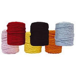Barbante Colorido 50G 8 Fios Rolo 36M Color Pacote com 06
