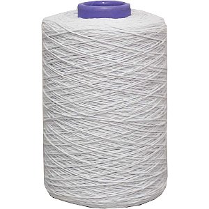 Barbante Colorido 1,8KG 6 Fios – Rolo de 1820 Metros Branco