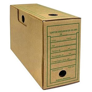 Arquivo Morto Papelão KRAFT 35X13,3X24,7CM 240G - Pacote com 25