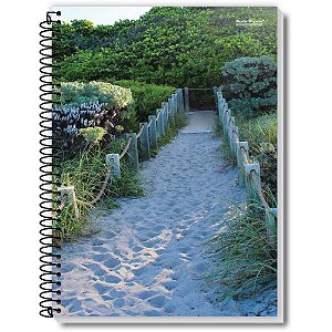 Caderno Espiral 1/4 Flexível NEW 48 Folhas Pacote com 20