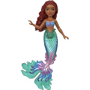 Boneca Disney LIT MERM Filme Mini Ariel 9CM