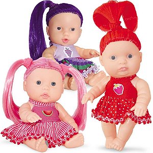 Boneca Pekenekas Cheirosinhas Sortida com Aroma de Frutas