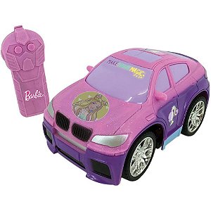 Carrinho Controle Remoto Barbie STYLE Machine RC 3 Funções