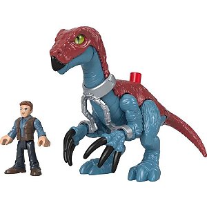 Imaginext JW Dino Therizinosaurus e OWEN