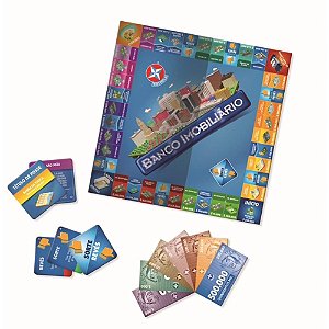 Jogo de Tabuleiro Banco Imobiliário Grande
