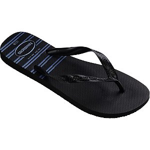 Chinelo Havaianas Masculino TOP Basic 45/6 PRETO/AZUL