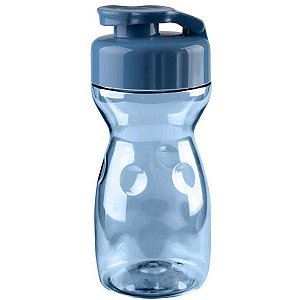 Garrafa Plástica Veneza Azul 350ML Pacote com 6 Unidades