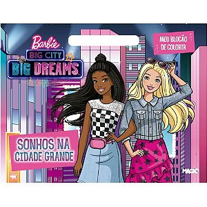 Livro Infantil Colorir Barbie Meu Blocão 48 Páginas 27X35CM